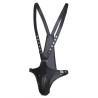 Generique Singlet Open Rompers Simili Noir
